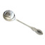 Серебряная ложка для салата с чернением и объемным орнаментом на ручке Купеческая 40010404А05